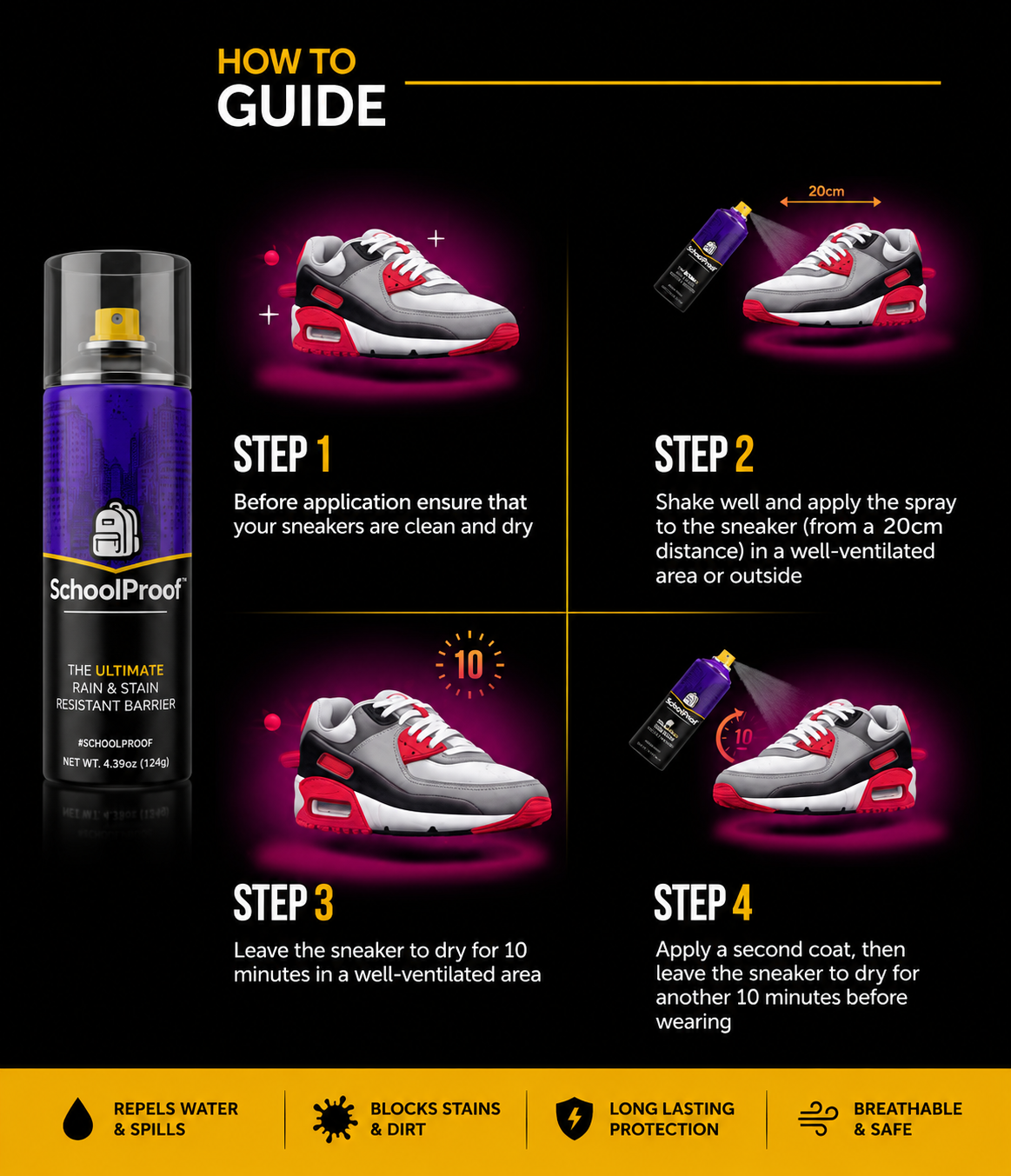 SchoolProof™ Water & Stain Shield