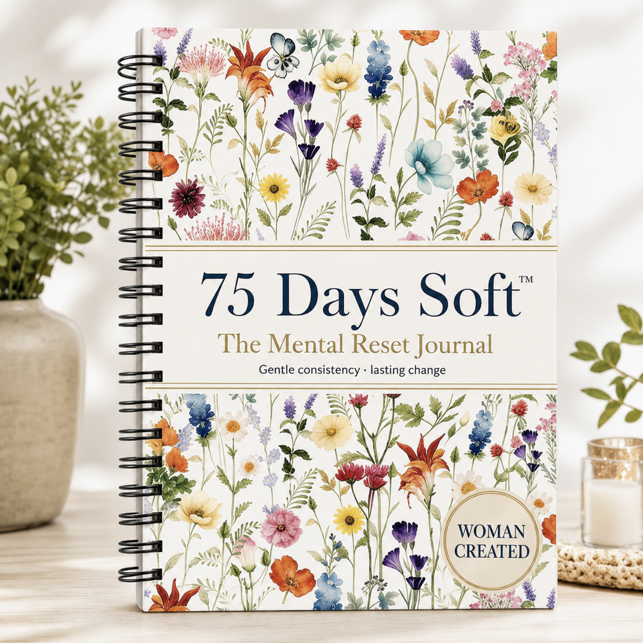 75 Days Soft™ The Mental Reset Journal