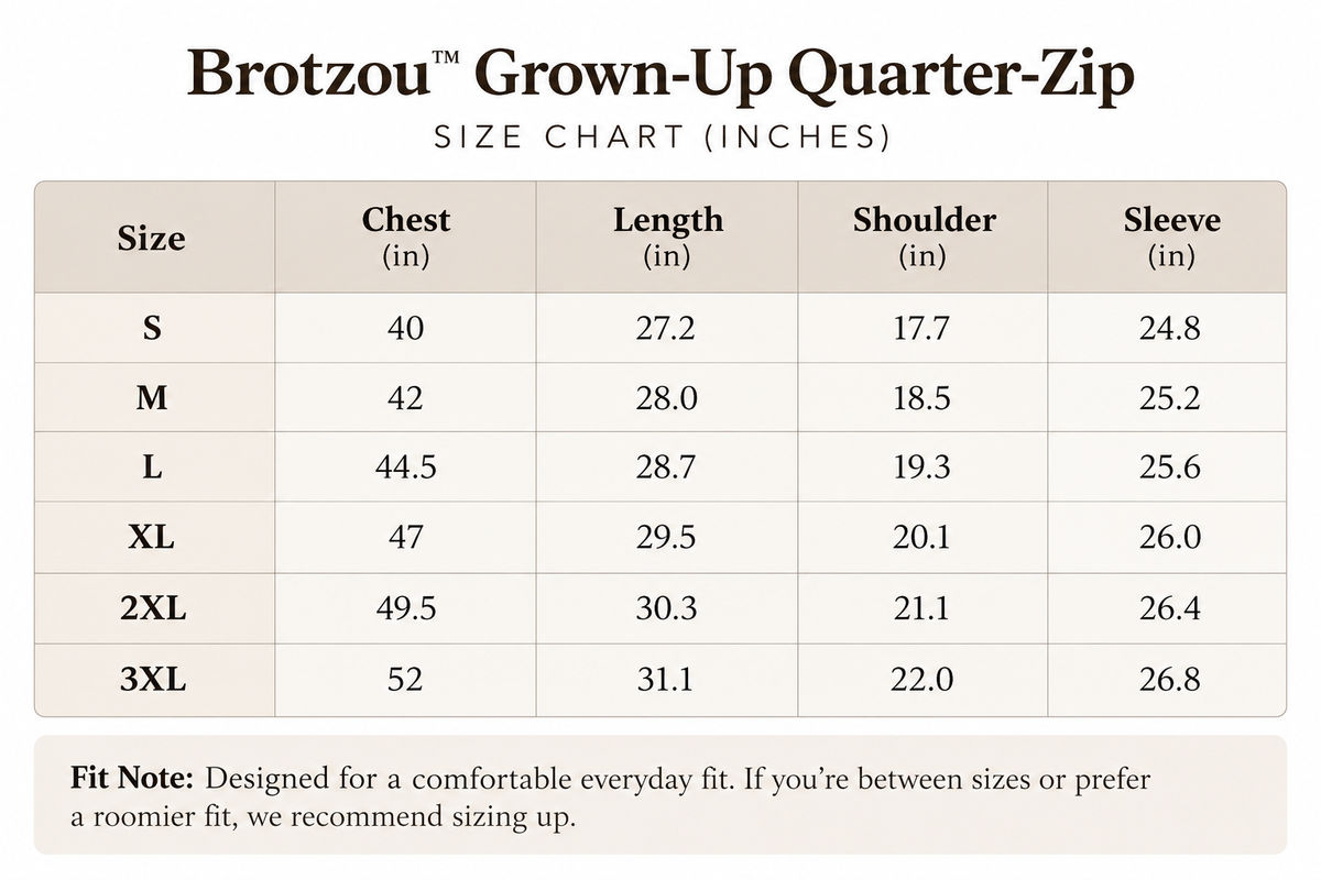 Brotzou™ Adult Outdoor Quarter-Zip