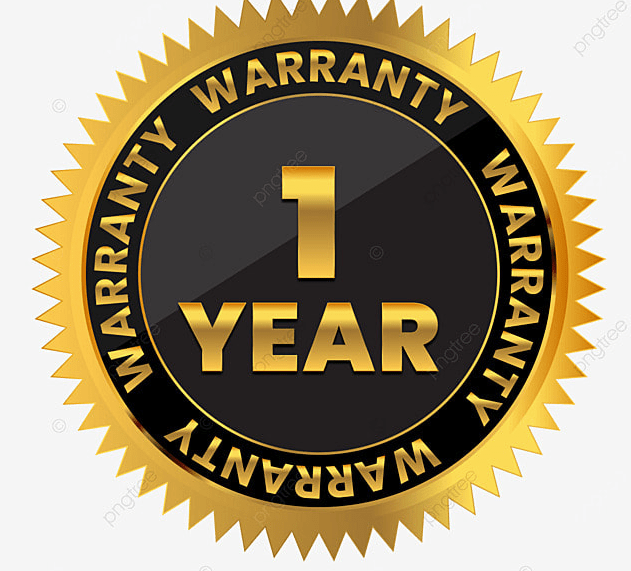 1 Year Warranty