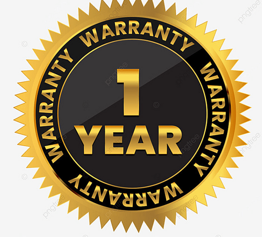 1 Year Warranty
